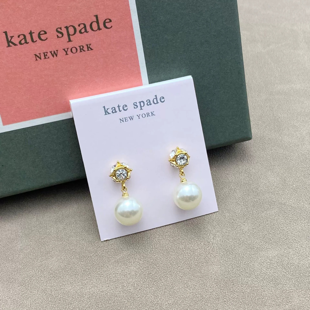 kate spade Rhinestone Metal Earrings